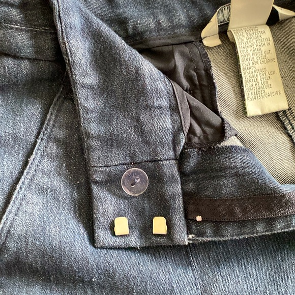 Peter Nygard jeans trousers with seam to keep shape. Size 4P. EUC. Straight leg - Picture 3 of 16